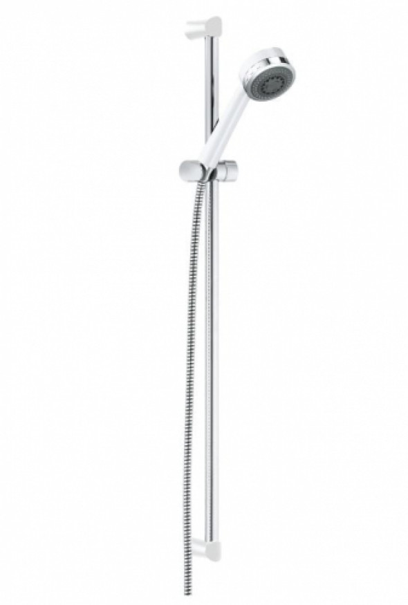 Kludi Zenta White 3S zestaw natryskowy przesuwny, biały połysk/chrom 6084091-00