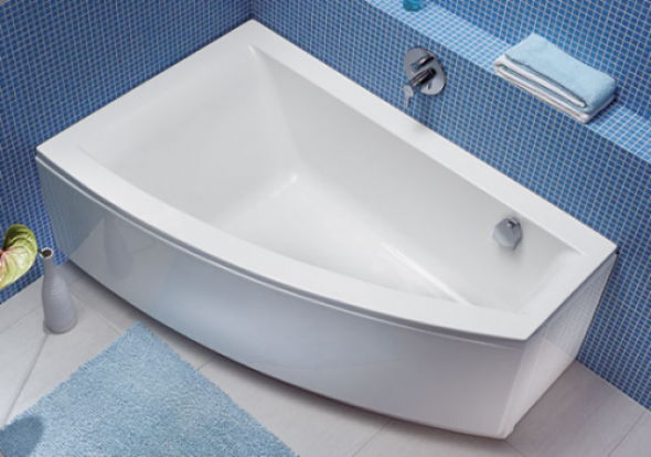 Koło Clarissa wanna asymetryczna 160x100 cm, lewa XWA0861