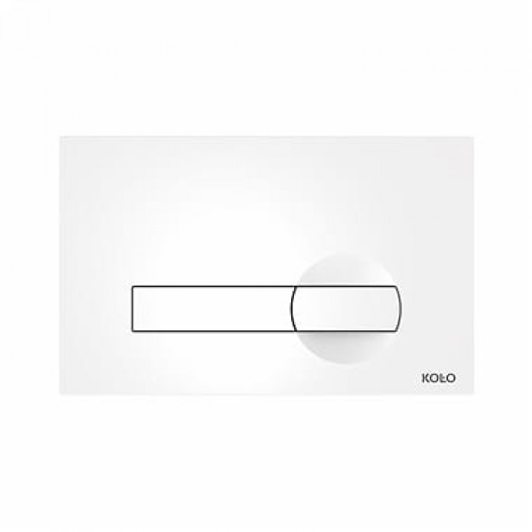 Koło Clip przycisk spłukujący, biały 94163-001