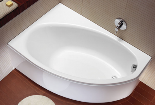 Koło Elipso wanna asymetryczna 140x100 cm, lewa XWA0641