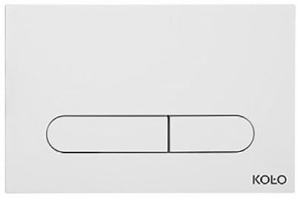 Koło Slim 2 przycisk spłukujący, biały 94183-001