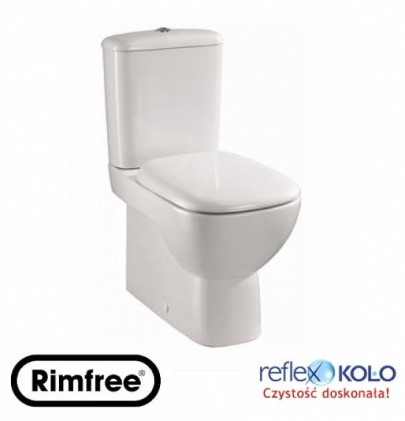 Koło Style Rimfree zestaw WC kompakt odpływ uniwersalny Reflex L29020900