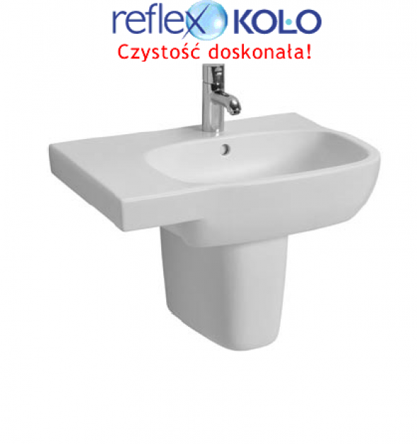Koło Style umywalka asymetryczna 65x46 cm lewa Reflex L21766900