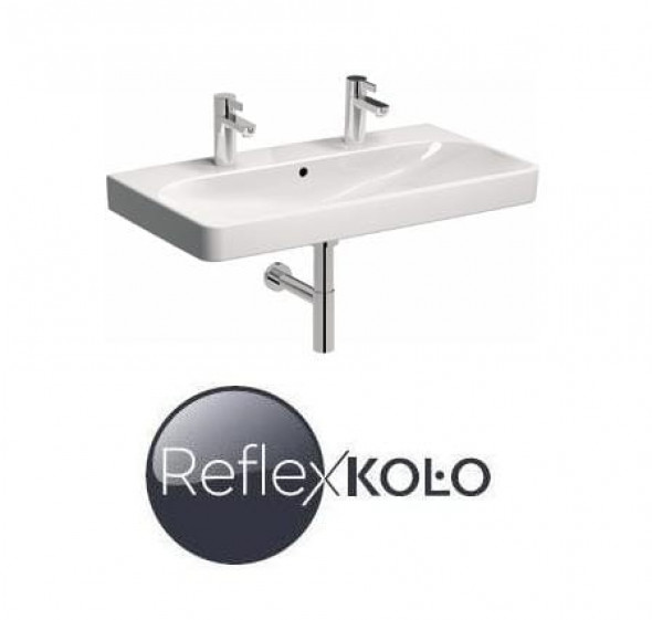 Koło Traffic umywalka 90x48 cm 2-otw. Reflex L91590900