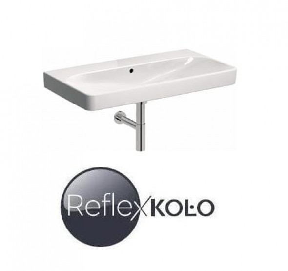 Koło Traffic umywalka 90x48 cm bez otworu Reflex L91090900