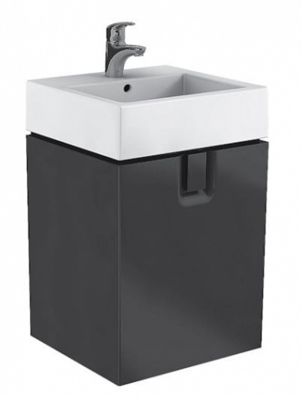 Koło Twins szafka wisząca podumywalkowa 60 cm, czarny mat 89488000