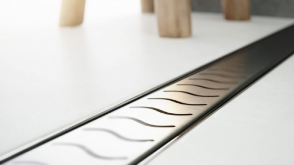 Lorac Delfin odpływ liniowy l-700mm z podwójnym syfonem OL-70D2