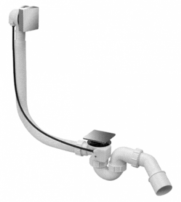 McAlpine Premium kwadrat syfon wannowy HC31SQ-CBS1