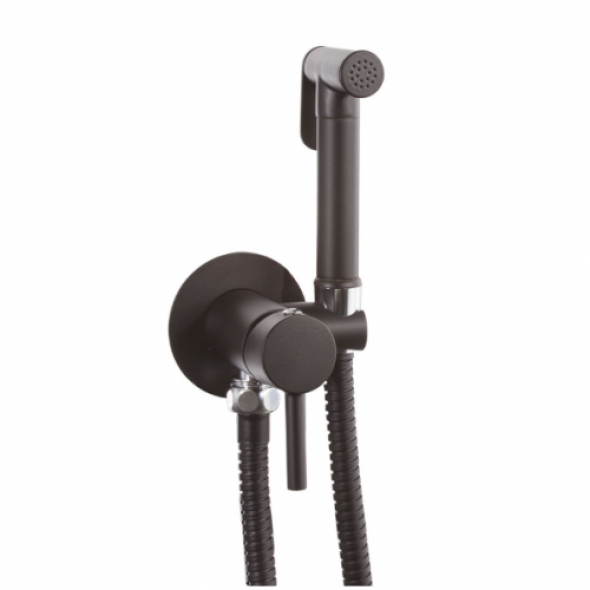 Miro Europe bateria bidetowa podtynkowa, czarny mat SUM10+SOLR4.MB