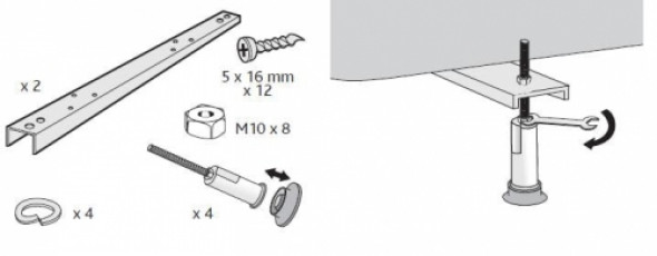 Nogi do brodzika Koło SN2
