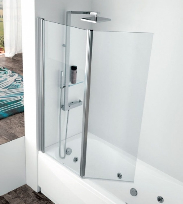 Novellini Aurora 2 parawan nawannowy 120x150cm AURORAN2-1K