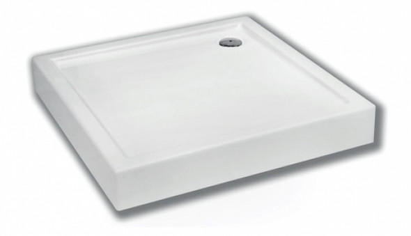 Novellini City A brodzik kwadratowy 80x80x14cm, ze zintegrowaną obudową VRS8014-30