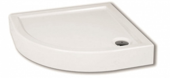 Novellini City R brodzik półokrągły 100x100x14cm, ze zintegrowaną obudową VRQ10014-30