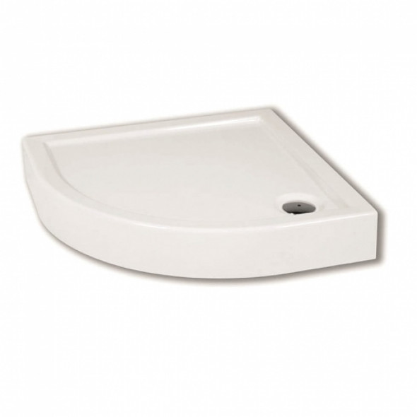 Novellini City R brodzik półokrągły 90x90x14cm, promień 550, ze zintegrowaną obudową VRQ9014-30