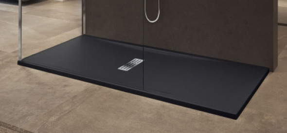 Novellini Custom brodzik prostokątny 120x90x3,5cm, czarny CU120904-28