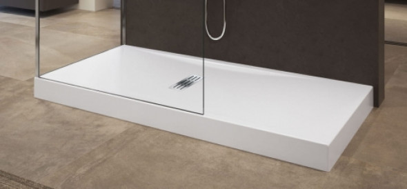 Novellini Custom brodzik prostokątny 180x90x12cm ze zintegrowaną obudową, anti-slip, biały CU1809011A-30