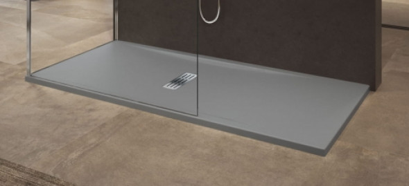 Novellini Custom brodzik prostokątny 180x90x3,5cm, szary CU180904-29