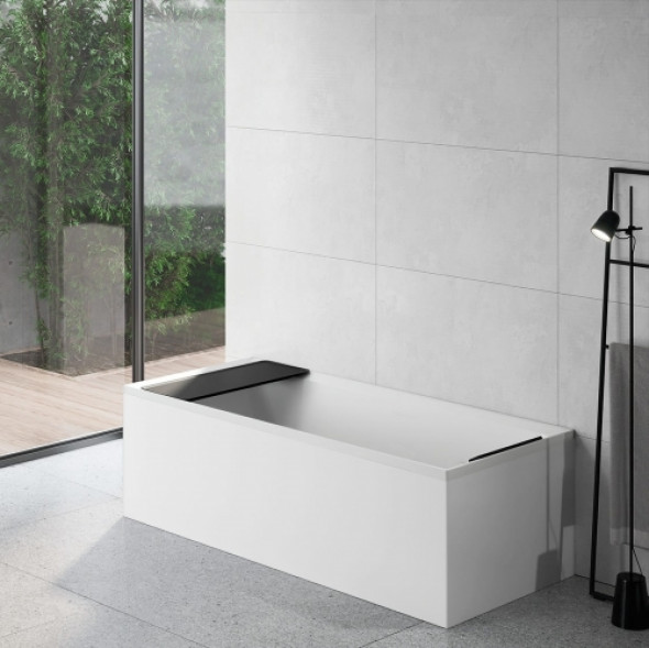 Novellini Divina B35 wanna prostokątna przyścienna 170x75cm, biały połysk DI217975-A3A