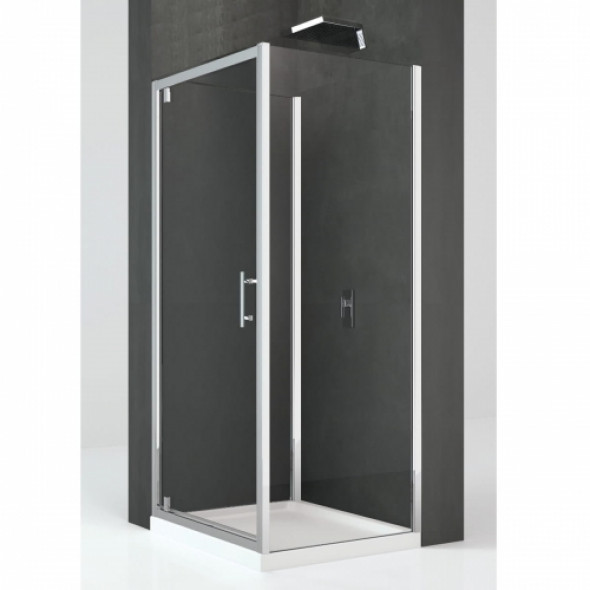 Novellini Kali G+2F kabina trójścienna 80x90x80cm drzwi obrotowe KALIG862F78-1B