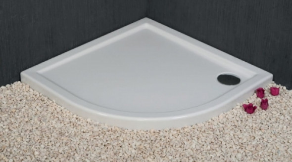 Novellini Kali R brodzik półokrągły 80x80x3cm, promień 550 MNQ806-30