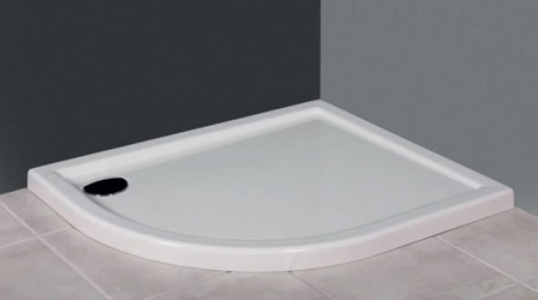 Novellini Kali R brodzik półokrągły asymetryczny 80x100x3cm, prawy MNQ100806D-30