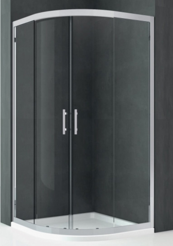 Novellini Kali R kabina półokrągła asymetryczna 80x120cm KALIR80120-1B