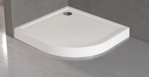 Novellini New Victory brodzik półokrągły 80x80x11,5cm, ze zintegrowaną obudową, promień 550 VINR8011-30