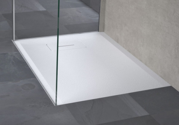 Novellini Novosolid brodzik kwadratowy 90x90x3,5cm, biały mat NOS904-30