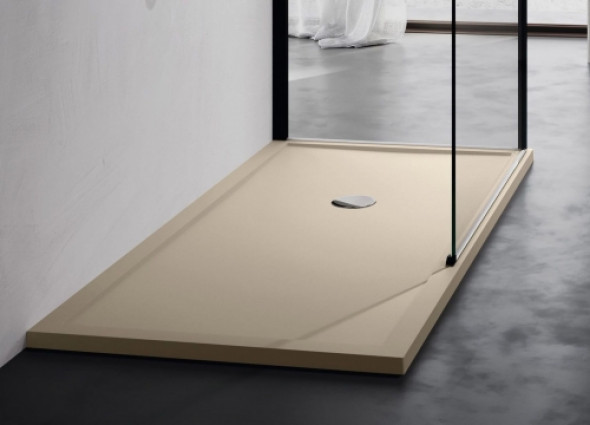 Novellini Olympic Plus brodzik prostokątny 150x70x4,5cm, beżowy OL150704-11
