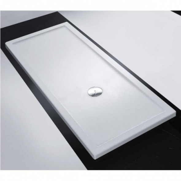 Novellini Olympic Plus brodzik prostokątny 160x70x4,5cm, biały mat OL160704-79