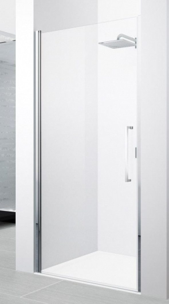 Novellini Young 2.0 1B drzwi skrzydłowe 75cm(72-76cm) profil chrom, szkło bezbarwne Y21B72-1K