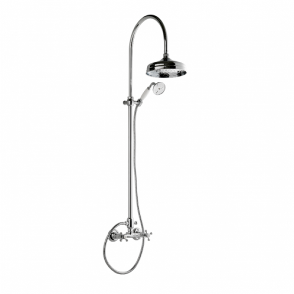 Paffoni Belinda komplet prysznicowy retro, chrom ZCOL000CR