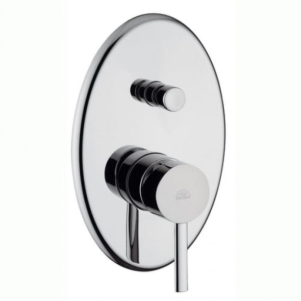 Paffoni Berry bateria wannowa podtynkowa, chrom BR015CR