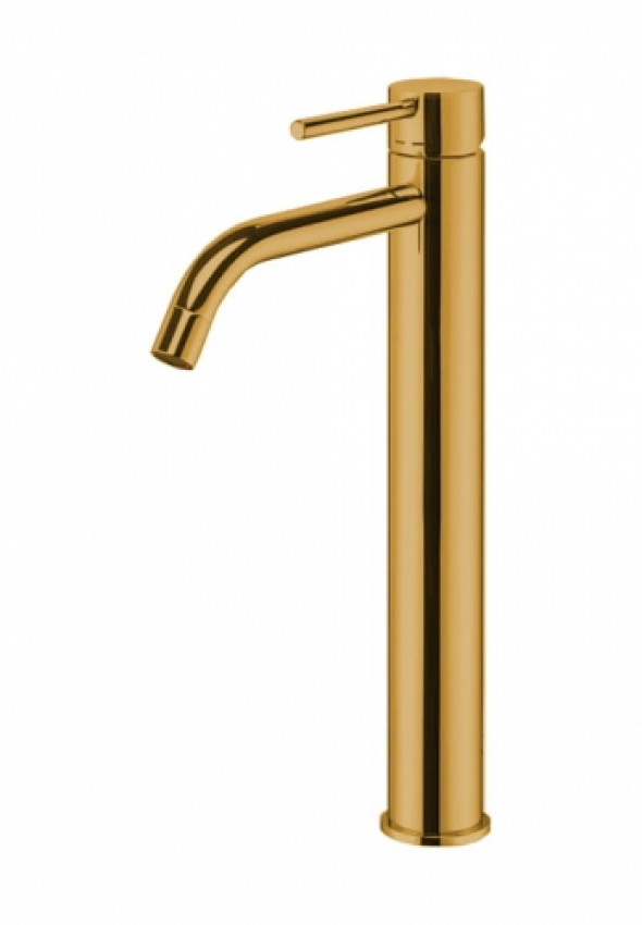 Paffoni Light bateria umywalkowa wysoka, złoty LIG081HG