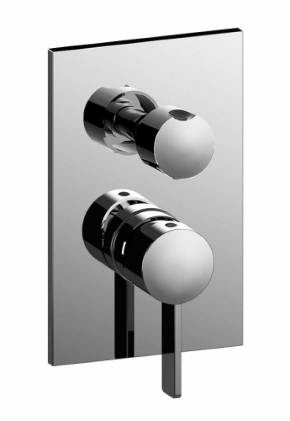 Paffoni Rock bateria podtynkowa 2-drożna, chrom RO018CR