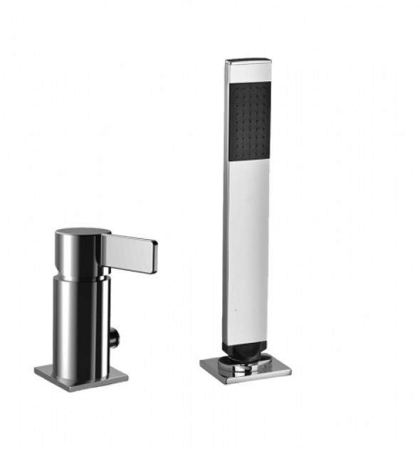 Paffoni Rock bateria wannowa 2-otw. do syfonu z napełnianiem, chrom RO041CR