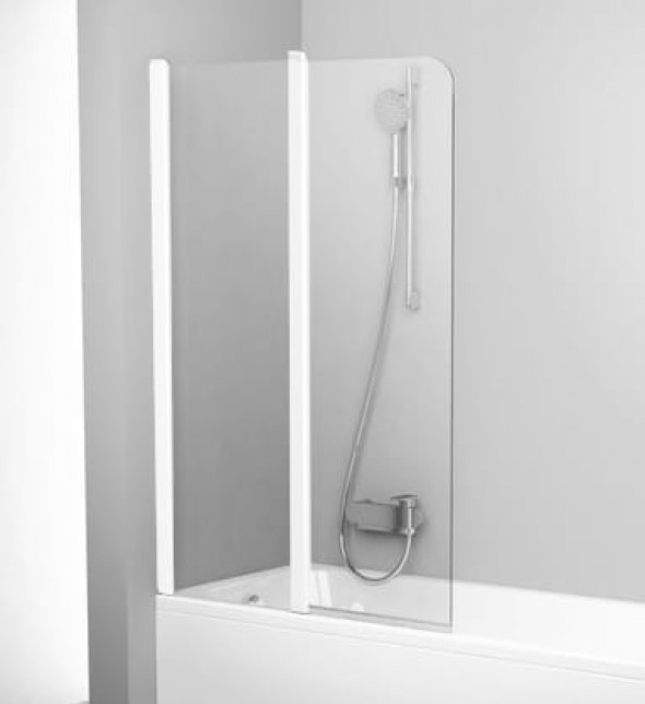 Ravak Chrome parawan nawannowy CVS2-100 lewy, biały 7QLA0100Z1