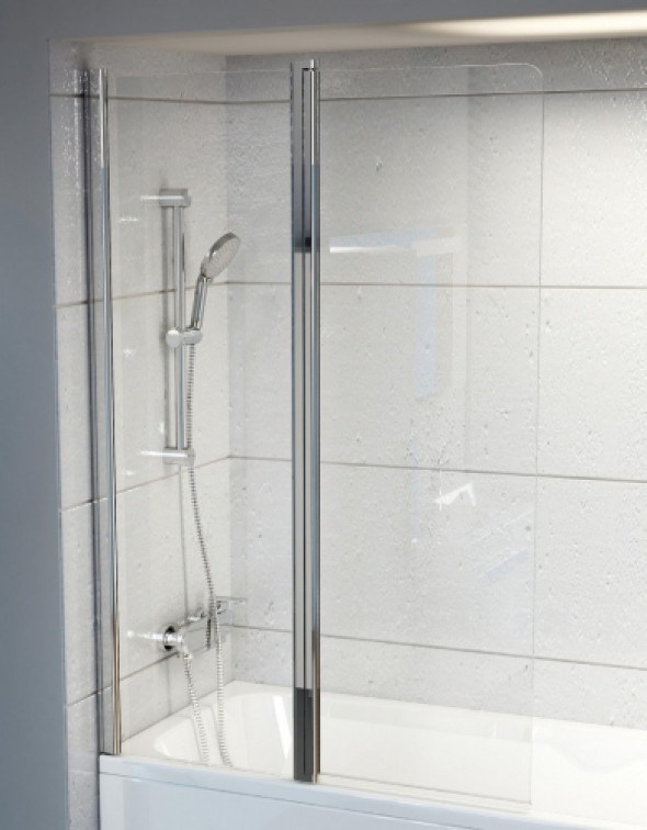 Ravak Chrome parawan nawannowy CVS2-100 lewy, bright alu 7QLA0C00Z1