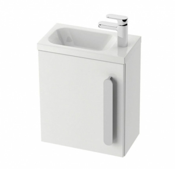 Ravak Chrome SD400 szafka pod umywalkę biała, lewa X000000538+X000000540