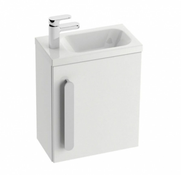 Ravak Chrome SD400 szafka pod umywalkę biała, prawa X000000538+X000000541