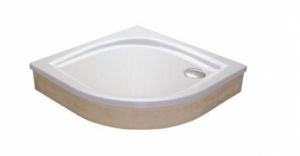 Ravak Elipso EX brodzik półokrągły 90x90cm, promień 500 A227701310