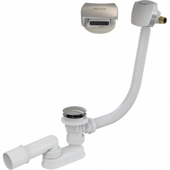 Ravak wannowy komplet odpływowy z napełnianiem i przelewem z korkiem ClickClack X01440