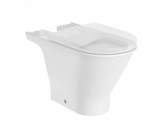 Roca Gap Round Rimless miska kompaktowa WC, bez deski A3420N8000