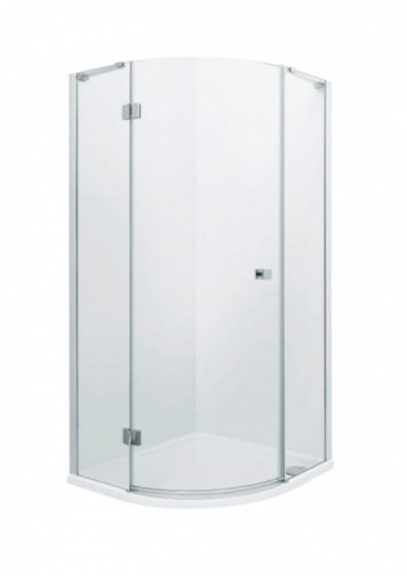 Roca Metropolis Rondo 90 cm kabina półokrągła MaxiClean AMP3609012M