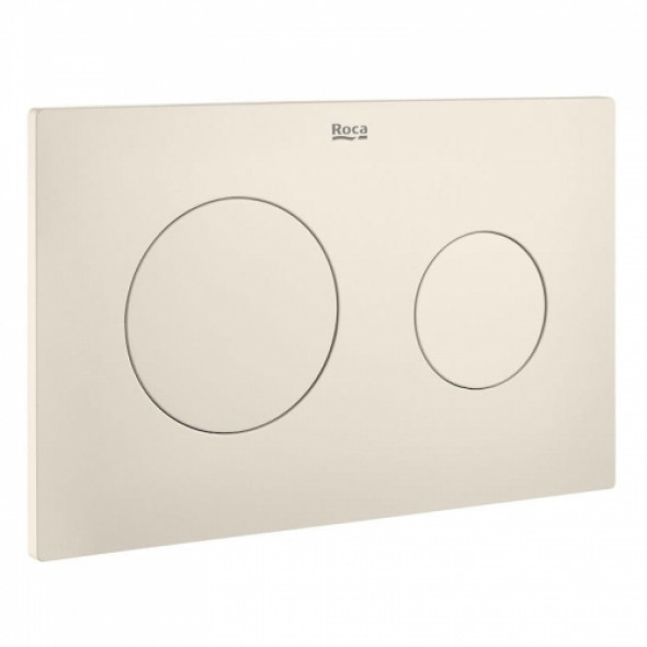 Roca PL10 Duplo One przycisk spłukujący, beżowy matowy A89018920B