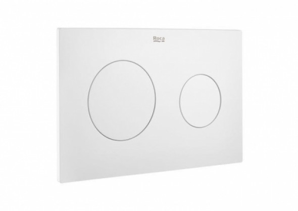 Roca PL10 Duplo One przycisk spłukujący, biały matowy A890189207