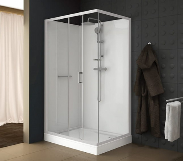 Sanplast Classic II kabina czterościenna prostokątna 120x90 cm biała KCD2/CLII-90x120 602-011-0311-01-4B1