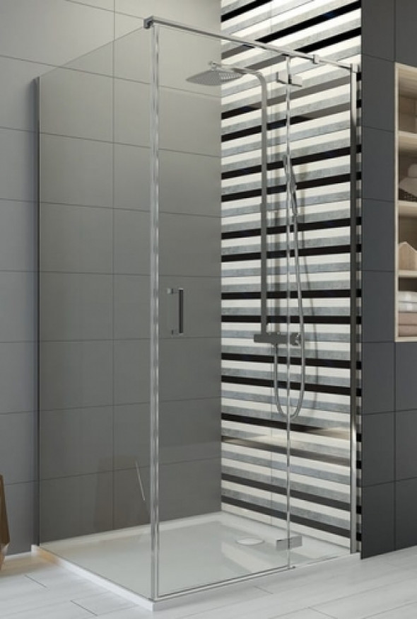 Sanplast Free Line II kabina prostokątna 90x100 cm KNDJ2/FREEII-100x90 600-261-1210-42-401