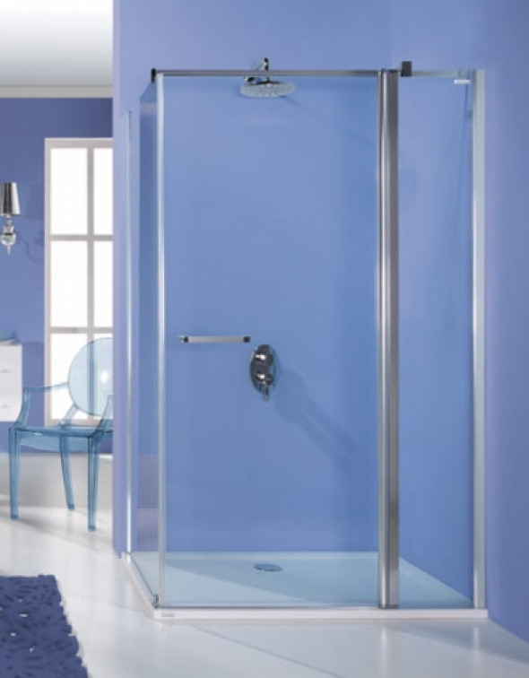 Sanplast Prestige III kabina prostokątna 100x80 cm, srebrny połysk KNDJ2/PRIII-80x100 600-073-0260-38-401