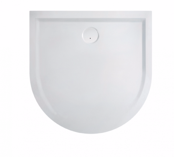 Sanplast Space Mineral brodzik półokrągły 100x100x1,5cm B-M/SPACE 645-290-0460-01-000